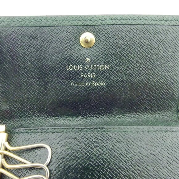 LOUIS VUITTON Key Case Taiga Epicea () Taiga Leather Authentic Used - Picture 10 of 10